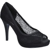 Top Women  courts textile AM859  women's Court Shoes in Black