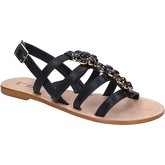 E...vee  sandals leather BY184  women's Sandals in Black