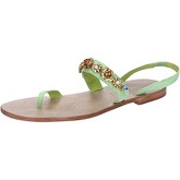 Eddy Daniele  sandals suede swarovski aw07  women's Sandals in Green