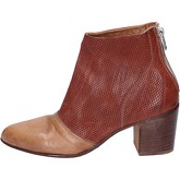 Moma  ankle boots leather  women's Low Ankle Boots in Brown