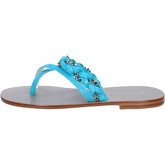 Eddy Daniele  sandals light blue suede aw193  women's Sandals in Blue