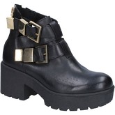 Paola Firenze  ankle boots leather BX727  women's Mid Boots in Black