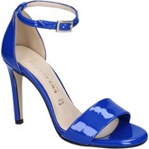 Olga Rubini  sandals patent leather BY288  women's Sandals in Blue
