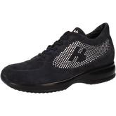 Hornet Botticelli  sneakers suede strass AE311  women's Shoes (Trainers) in Blue
