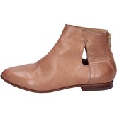 Moma  ankle boots leather  women's Low Ankle Boots in Beige