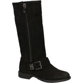 Twin Set  TWIN-SET boots suede AE835  women's High Boots in Black