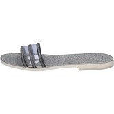 Eddy Daniele  sandals suede plastic swarovski aw450  women's Sandals in Grey