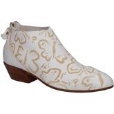 Moma  ankle boots leather AB423  women's Low Boots in White