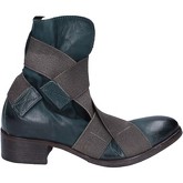 Moma  ankle boots leather  women's Low Ankle Boots in Green