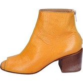 Moma  ankle boots leather  women's Low Ankle Boots in Yellow