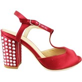 Lella Baldi  sandals satin strass AH826  women's Sandals in Red