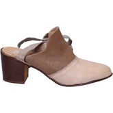 Moma  courts leather  women's Court Shoes in Beige