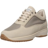 Saben Shoes  sneakers suede textile AJ205  women's Shoes (Trainers) in Beige