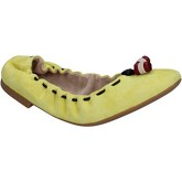 Bally Shoes  ballet flats suede BY26  women's Shoes (Pumps / Ballerinas) in Yellow