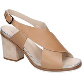 Guido Sgariglia  sandals leather platinum BZ317  women's Sandals in Brown
