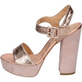Le Cinque Foglie  sandals synthetic leather suede  women's Sandals in Pink