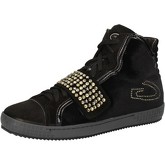 Guardiani  sneakers velvet suede strass AE827  women's Shoes (High-top Trainers) in Black