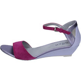 Hogan  Sandals Suede Leather  women's Sandals in Purple