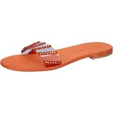 Eddy Daniele  sandalsplastic swarovski aw449  women's Sandals in Orange