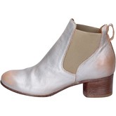 Moma  ankle boots leather  women's Low Ankle Boots in Silver