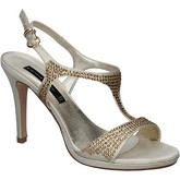 Bacta De Toi  sandals platinum satin strass BY95  women's Sandals in Other