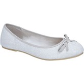 Sara Lopez  ballet flats textile  women's Shoes (Pumps / Ballerinas) in Silver