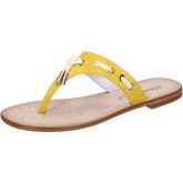 Eddy Daniele  sandals suede aw322  women's Sandals in Yellow
