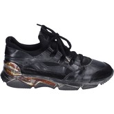 Moma  sneakers leather textile  women's Shoes (Trainers) in Black