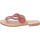 Eddy Daniele  sandals leather pearls av403  women's Sandals in Multicolour