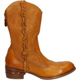 Moma  ankle boots leather AE867  women's Mid Boots in Yellow