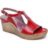 Woolovers  Peach Melba 2 Wedge Sandals  women's Sandals in Red