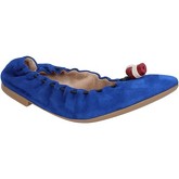Bally Shoes  ballet flats suede BY27  women's Shoes (Pumps / Ballerinas) in Blue