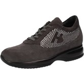 Hornet Botticelli  sneakers suede strass AE480  women's Shoes (Trainers) in Grey