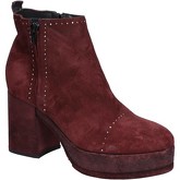 Moma  ankle boots burgundy suede BX10  women's Low Ankle Boots in Red