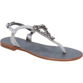 Eddy Daniele  sandals suede swarovski aw364  women's Sandals in Grey