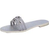 Eddy Daniele  sandals suede swarovski aw236  women's Sandals in Grey