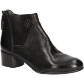 Moma  Ankle boots Leather  women's Low Ankle Boots in Black