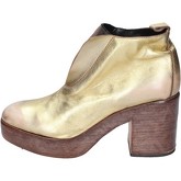 Moma  ankle boots leather  women's Low Ankle Boots in Gold