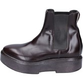 Moma  ankle boots leather  women's Low Ankle Boots in Brown