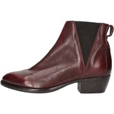 Moma  Ankle boots Leather  women's Low Ankle Boots in Bordeaux