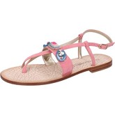 Eddy Daniele  sandals suede swarovski aw199  women's Sandals in Pink