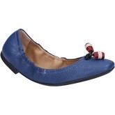 Bally Shoes  ballet flats leather BY34  women's Shoes (Pumps / Ballerinas) in Blue
