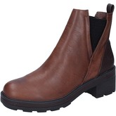 Francescomilano  ankle boots synthetic leather  women's Mid Boots in Brown