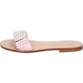 Eddy Daniele  sandals textile pearls aw265  women's Sandals in Pink