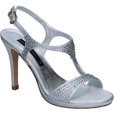 Bacta De Toi  sandals satin strass BY94  women's Sandals in Silver
