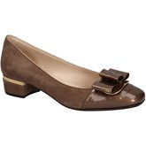 Albano  courts suede patent leather AE963  women's Court Shoes in Beige