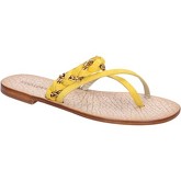 Eddy Daniele  sandals suede aw311  women's Sandals in Yellow