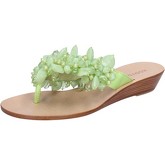 Eddy Daniele  sandals satin pearls ax942  women's Sandals in Green