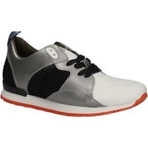 Date  sneakers textile leather AE584  women's Shoes (Trainers) in White