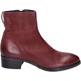 Moma  ankle boots leather  women's Low Ankle Boots in Bordeaux
